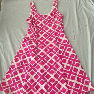 Pink patterned Mahi Gold dress